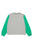 sweatshirt with color block details - Pastel/Green