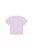 T-shirt with embroidered flowers -Light/Pink