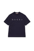 Marni Outline branded T-shirt - Navy