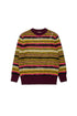 Multi Color Zig Zag Knit Sweater