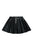 Coated Fabric Mini Skirt - Black