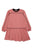 Jersey Dress with Topstitch- Salmon