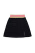 Jersey Skirt with Colorful Waistband
