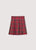 Martina Skirt Galactic Red Check