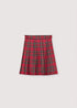 Martina Skirt Galactic Red Check