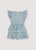 Melina Dress Peony Powder Blue print