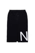 Long French Terry Skirt With Logo   - Black