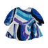 Signature Print Velvet Dress