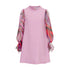 Girl LS Woven Dress - Pink
