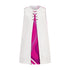 Woven Dress - White/Pink