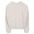 Chenille Sweater with Gold Buttons