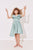 Round The Block Dress- Glacier Mint