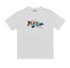 Colorful Logo Branded Tshirt - White