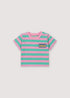 Smiley Baby T-shirt Stripes Hibiscus