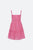 Cole Smocked Ramie Slvless Dress - Pink