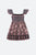 Donna Print Flutter Slv Smocked Dress