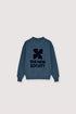 Logo Rib Collar Sweatshirt - Void Blue