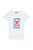 Fleur D'Hibiscus Heart Print T-shirt