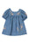 Baby Petit Air De Campagne Denim Dress - Bleu Azur