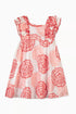Ete Indian Floral Dress with Ruffle