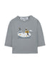 Baby Conquete Arctique T-shirt - Blue Grey