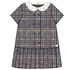 Esprit Romantique Plaid Dress w/ Collar