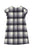 Ecole Buissoniere Plaid Dress - Blue