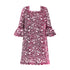 Libby Embroidered Dress -  Berry