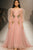 Tulle Party Dress with Embroidered Motif