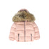 Puffer Parka with Fur - Pink