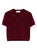 Fine Knit Short Sleeved Sweater with Rhinestone
