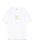 Classic T-shirt with Embroidered MSGM Signature Logo