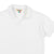 Taranto White Short Sleeve Knitted Slub